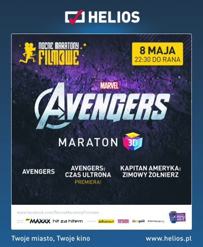Maraton Avengers w Kinie Helios